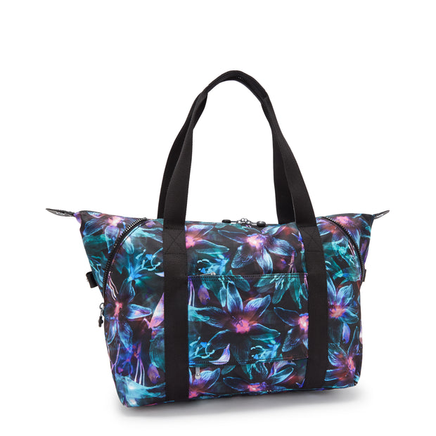 KIPLING Large Tote Female Spectral Orchid Art M I6004-7DP