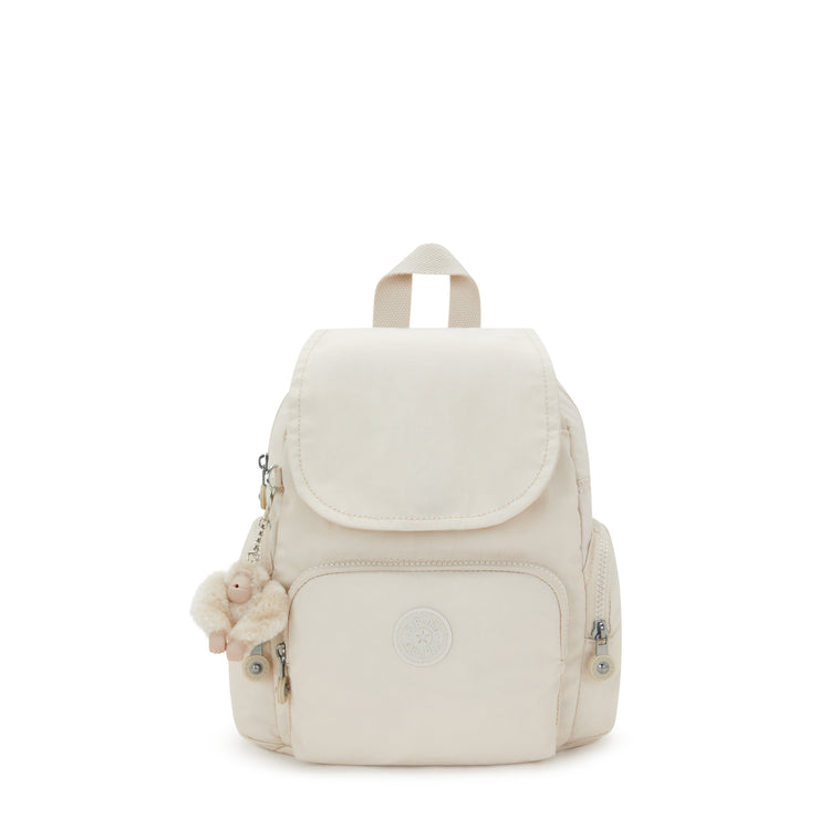 KIPLING Small backpack Female Hideaway Beige City Zip Mini I6046-7JR