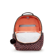 KIPLING Large Backpack Female Dancing Bouquet Seoul I6269-46X