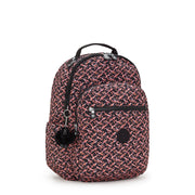 KIPLING Large Backpack Female Dancing Bouquet Seoul I6269-46X