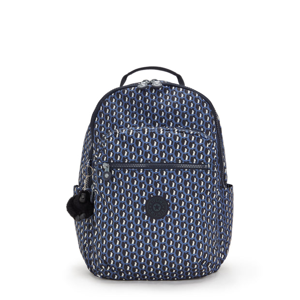 KIPLING Large Backpack Female 3D K Blue Seoul I6269-4JS