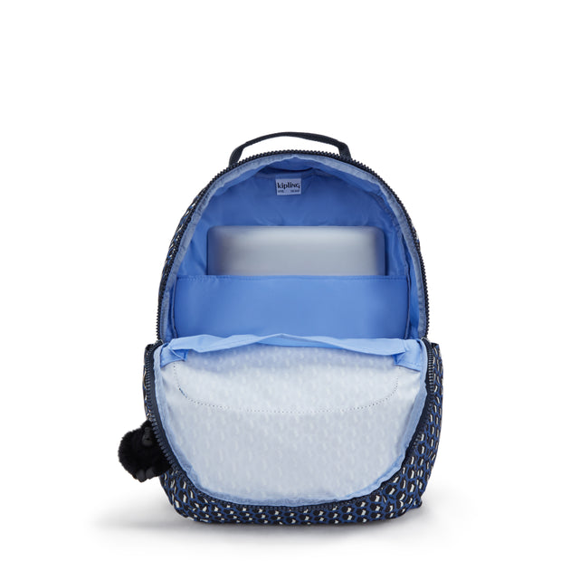 KIPLING Large Backpack Female 3D K Blue Seoul I6269-4JS