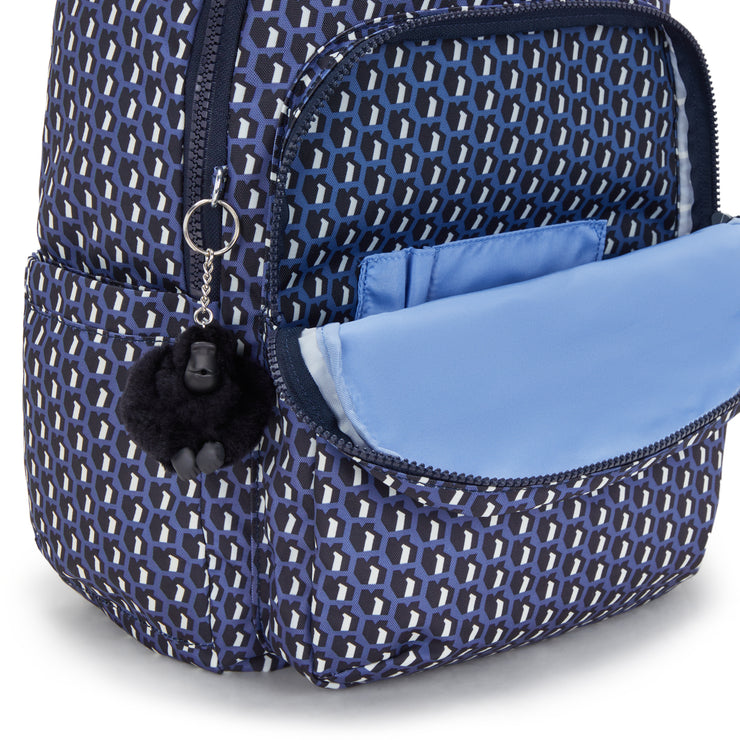 KIPLING Large Backpack Female 3D K Blue Seoul I6269-4JS