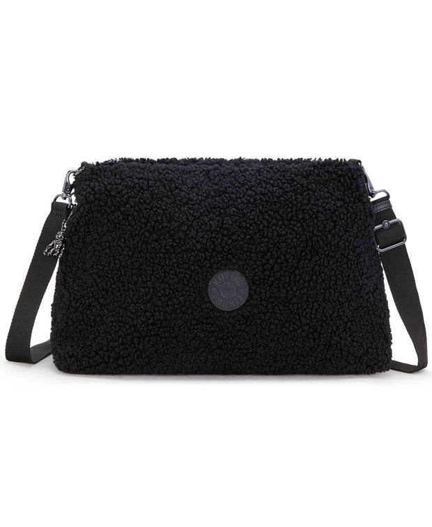 KIPLING Medium shoulderbag (with removable straps) Female Black Fuzz Pollie M I6331-5PF