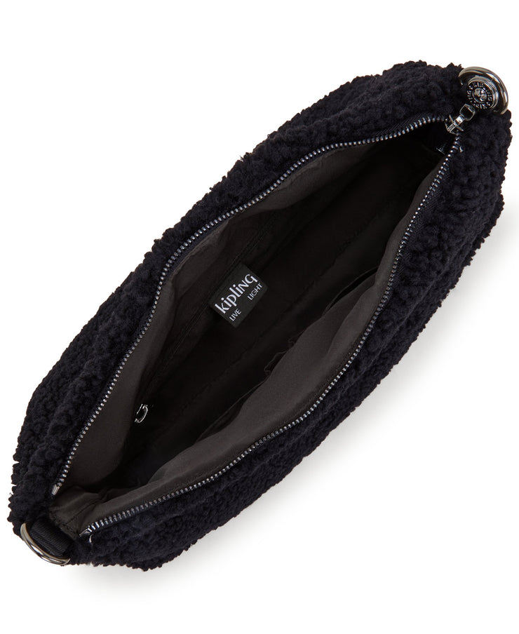 KIPLING Medium shoulderbag (with removable straps) Female Black Fuzz Pollie M I6331-5PF