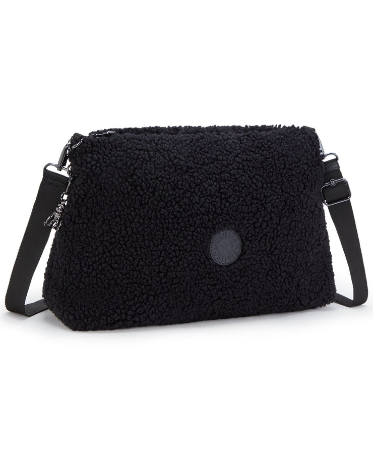 KIPLING Medium shoulderbag (with removable straps) Female Black Fuzz Pollie M I6331-5PF