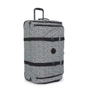 Kipling Large Wheeled Luggage Female Abstract Print Aviana L  -  I6584-GN6