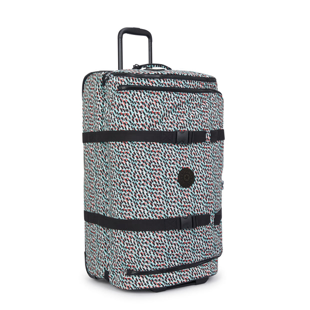 Kipling Large Wheeled Luggage Female Abstract Print Aviana L  -  I6584-GN6