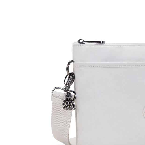 KIPLING Medium crossbody (with removable strap) Female Silver Night Riri L I6679-8EL