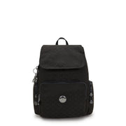 KIPLING Small backpack Female Black Sign Jq City Zip S I6749-Y12