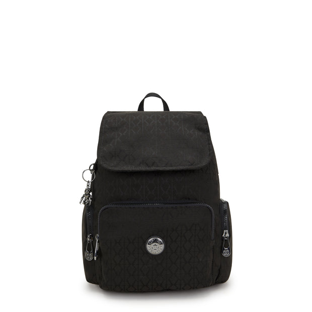 KIPLING Small backpack Female Black Sign Jq City Zip S I6749-Y12