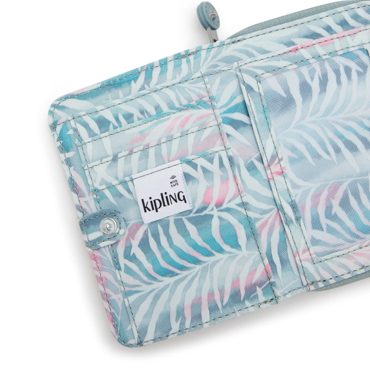 KIPLING Medium wallet Female Palmtree Leaves Money Love I6791-3QN