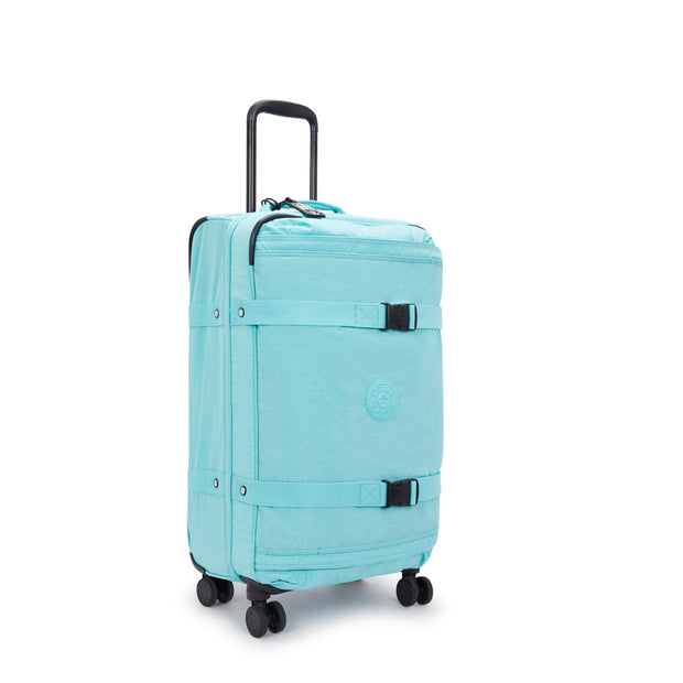 Kipling Medium Wheeled Luggage Female Deepest Aqua Spontaneous M  -  I6918-T6E