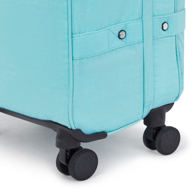 Kipling Medium Wheeled Luggage Female Deepest Aqua Spontaneous M  -  I6918-T6E