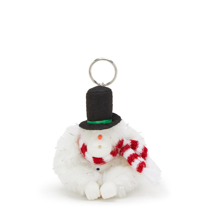 KIPLING Customization monkey Unisex Snowman White Snowman Monkey I6960-UV4