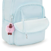 KIPLING Large backpack (with laptop compartment) Female Blue Sky Metallic Seoul Lap I7135-5MB