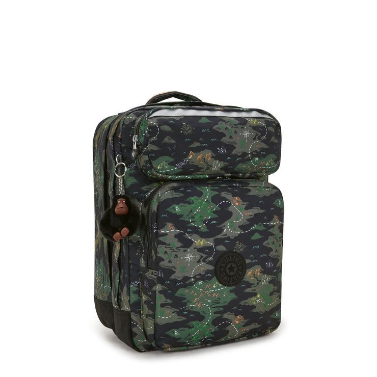 KIPLING large backpack Unisex Camo Treasure Scotty I7151-3PB