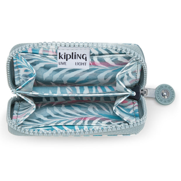 KIPLING Small wallet Female Palmtree Leaves Cash Buddy I7159-3QN