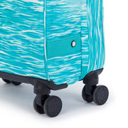 Kipling Small Cabin Size Wheeled Luggage Female Aqua Pool Spontaneous S  -  I7211-5MF