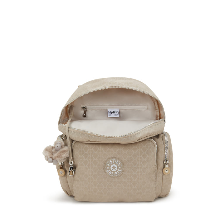 KIPLING Small backpack Female Glorious Be Sil City Zip S I7354-42N