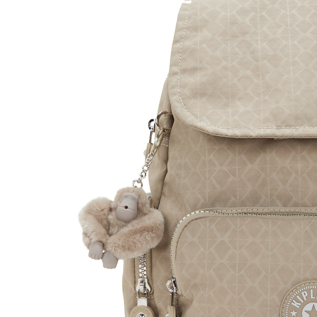 KIPLING Small backpack Female Glorious Be Sil City Zip S I7354-42N