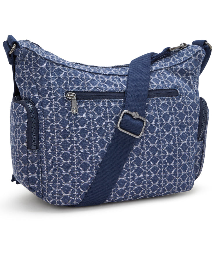 KIPLING Medium crossbody Female Signature Denim Gabb S I7367-7PF