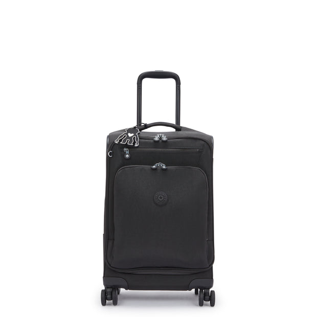 Kipling Small Cabin Size Spinner Unisex Black Noir New Youri Spin S  -  I7504-P39