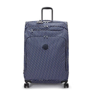 KIPLING Large expandable spinner Female 3D K Blue New Youri Spin L I7640-4JS