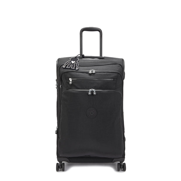 Kipling Medium Expandable Spinner Unisex Black Noir New Youri Spin M  -  I7706-P39