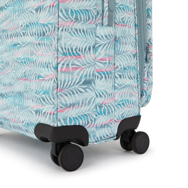 KIPLING Medium expandable wheeled luggage Female Palmtree Leaves New Youri Spin M I7788-3QN