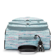 KIPLING Medium expandable wheeled luggage Female Palmtree Leaves New Youri Spin M I7788-3QN