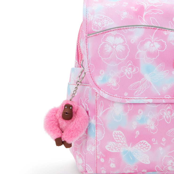 KIPLING Small School Bag with Adjustable Straps Female Garden Clouds Codie S  -  I7910-2PE