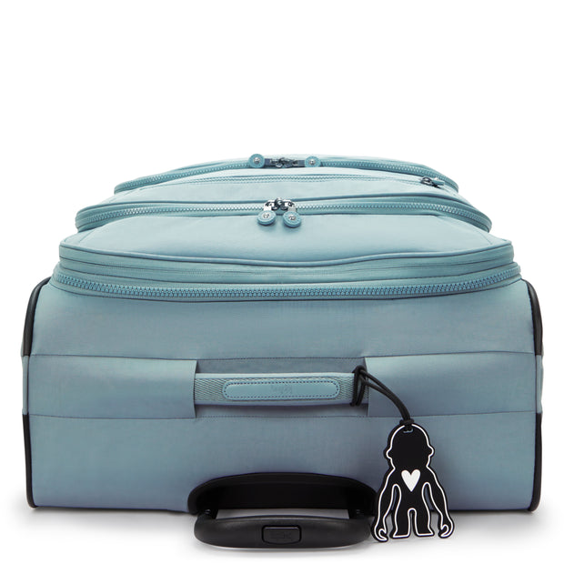 KIPLING Large expandable wheeled luggage Unisex Relaxed Grey New Youri Spin L I7930-3NL