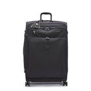 Kipling Large Expandable Spinner Unisex Black Noir New Youri Spin L  -  I7930-P39