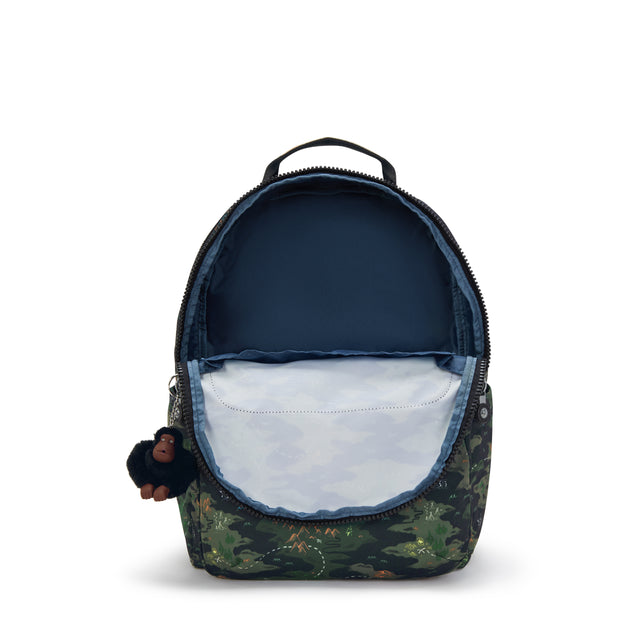 KIPLING Large backpack (with laptop compartment) Unisex Camo Treasure Seoul College I7973-3PB