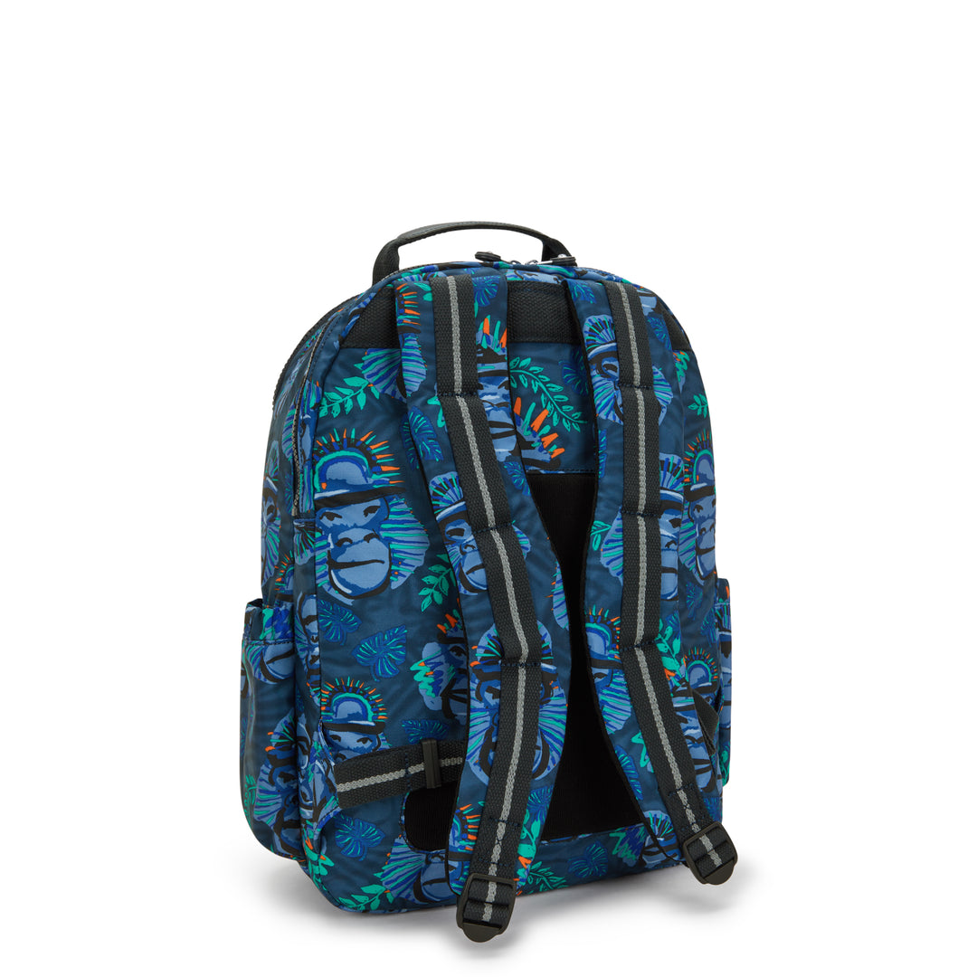 Kipling navy blue backpack on sale