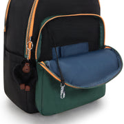 KIPLING Large backpack (with laptop compartment) Unisex Tree House Bl Seoul College I7974-8LB