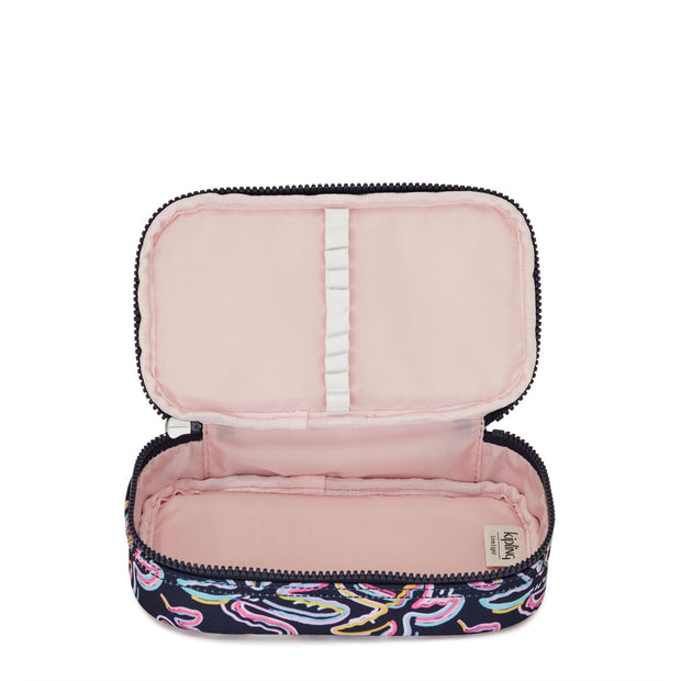 Kipling Medium Pencase Holds Up To 50 Pens Female Palm Fiesta Print 50 Pens  -  I3707-3MC