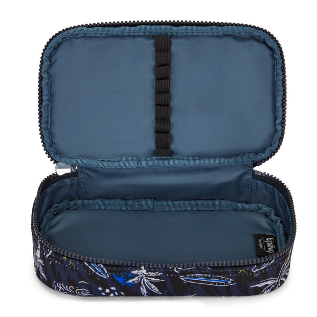 Kipling Medium Pencase Holds Up To 50 Pens Unisex Surf Sea Print 50 Pens  -  I3707-Y70