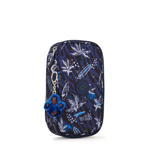 Kipling Medium Pencase Holds Up To 50 Pens Unisex Surf Sea Print 50 Pens  -  I3707-Y70