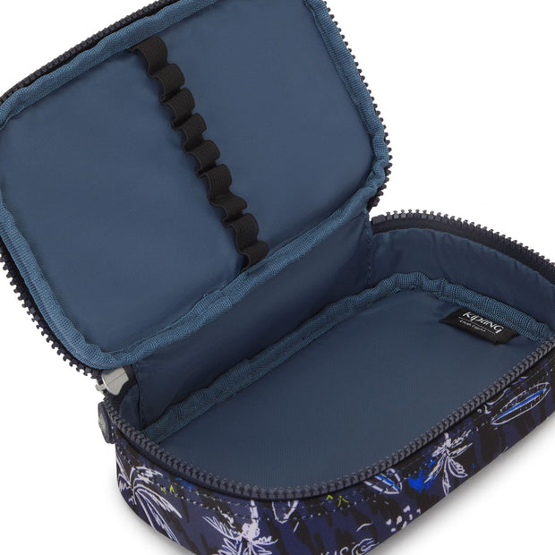 Kipling Medium Pencase Holds Up To 50 Pens Unisex Surf Sea Print 50 Pens  -  I3707-Y70