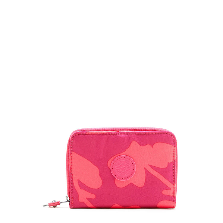 KIPLING Medium wallet Female Coral Print Money Love