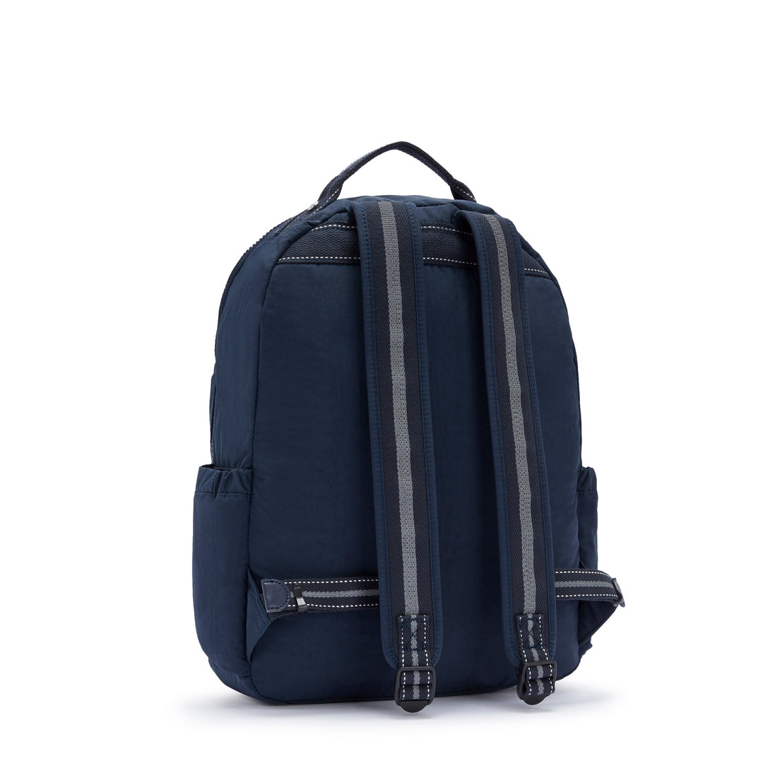 Kipling Large Backpack Unisex Blue Bleu 2 Seoul I5210 96V