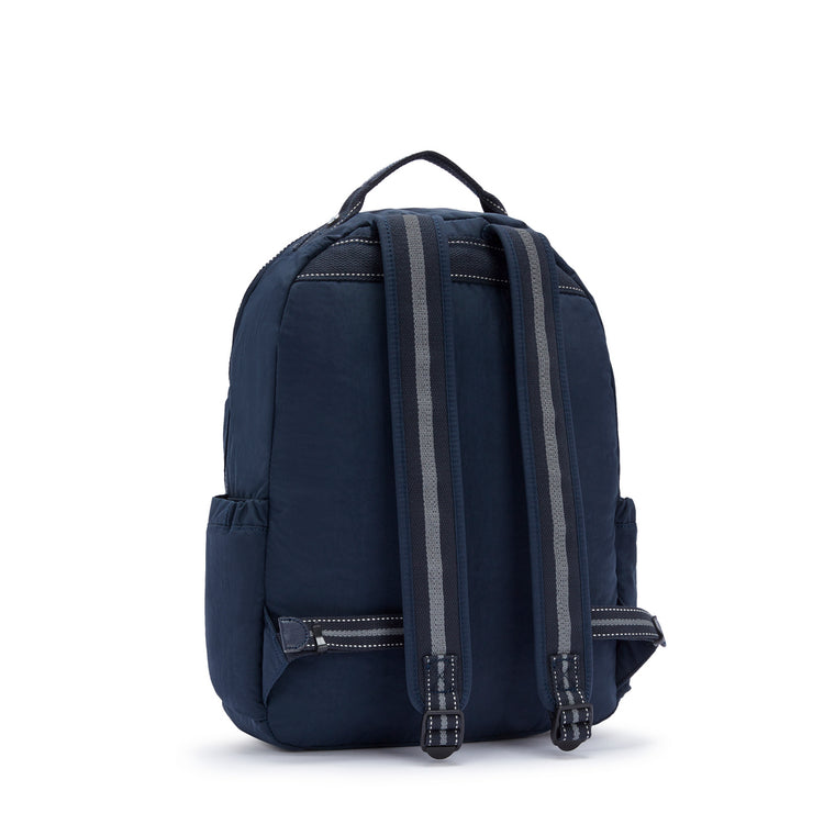 Kipling Large Backpack Unisex Blue Bleu 2 Seoul  -  I5210-96V