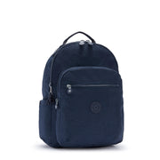 Kipling Large Backpack Unisex Blue Bleu 2 Seoul  -  I5210-96V