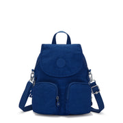KIPLING Small Backpack (Convertible To Shoulderbag) Female Deep Sky Blue Firefly Up