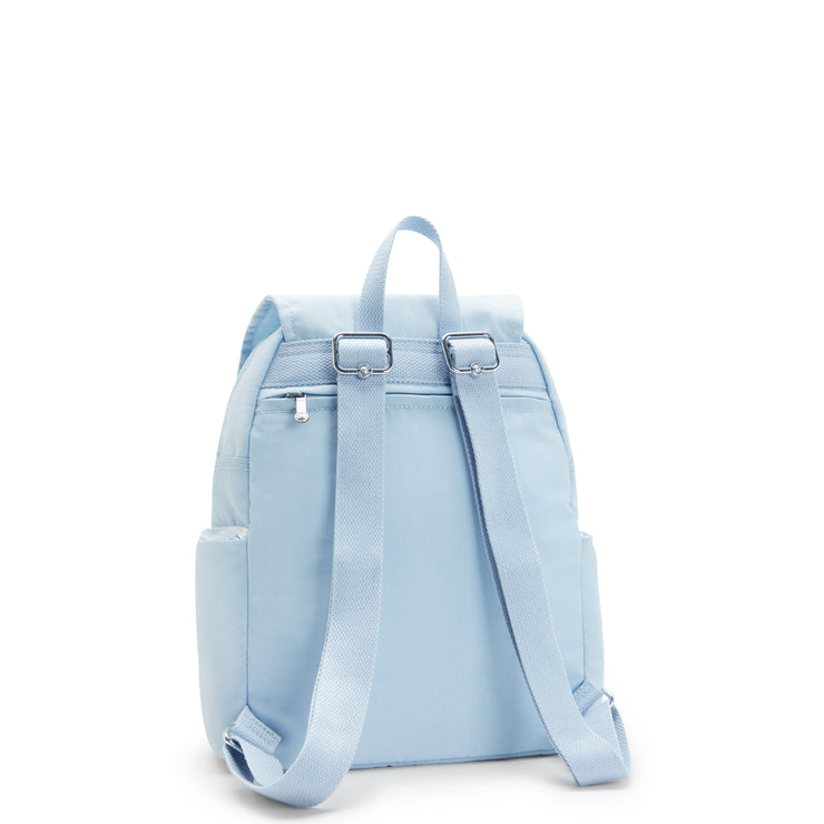 KIPLING Small Backpack with Adjustable Straps Female Frost Blue Bl City Zip S  -  I3523-LZ8