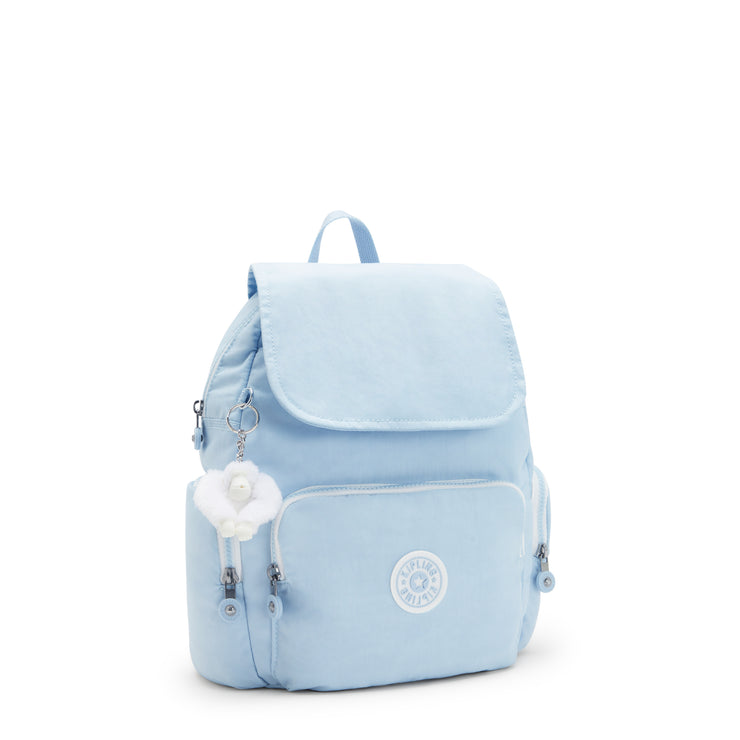 KIPLING Small Backpack with Adjustable Straps Female Frost Blue Bl City Zip S  -  I3523-LZ8