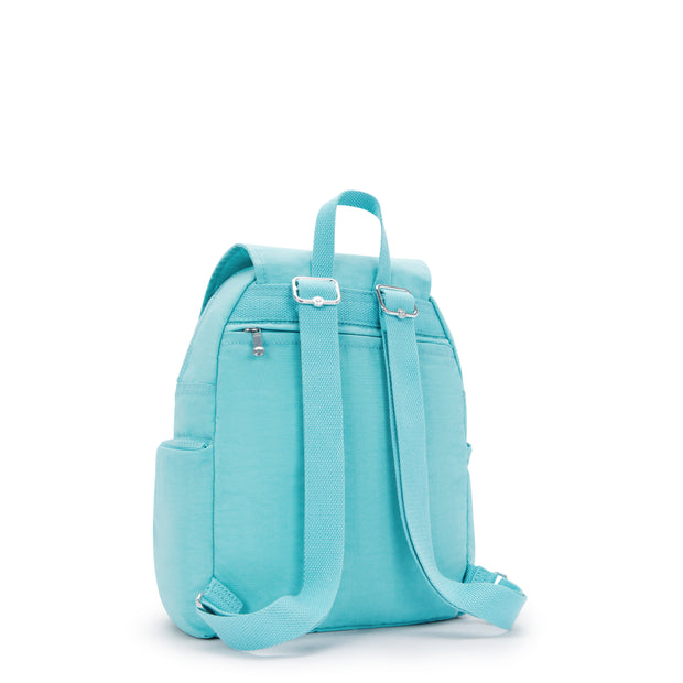 KIPLING Small Backpack with Adjustable Straps Female Deepest Aqua City Zip S  -  I3523-T6E