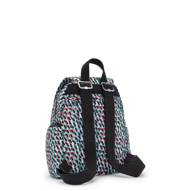 KIPLING Mini Backpack with Adjustable Straps Female Abstract Print City Zip Mini  -  I3735-GN6